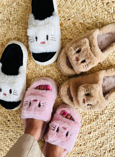 دمپایی حوله ای کیتی